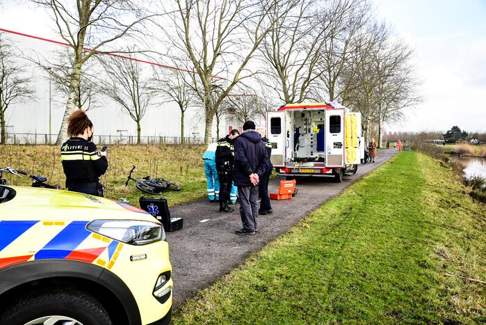 Fietser zwaargewond na valpartij