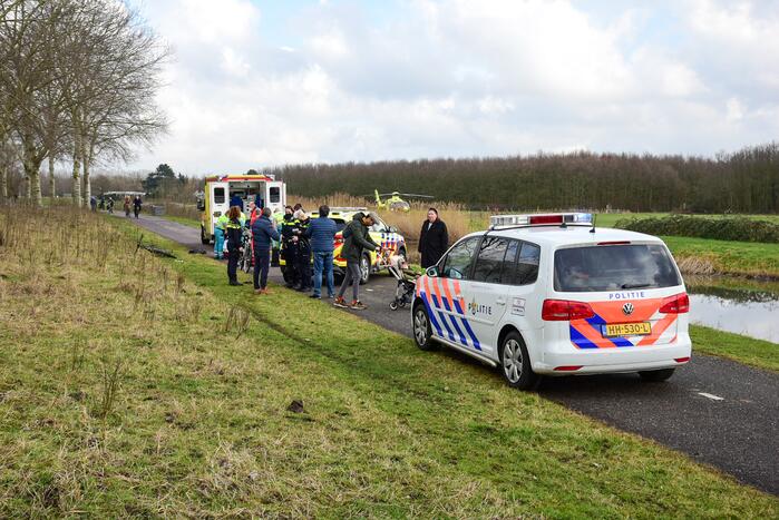 Fietser zwaargewond na valpartij