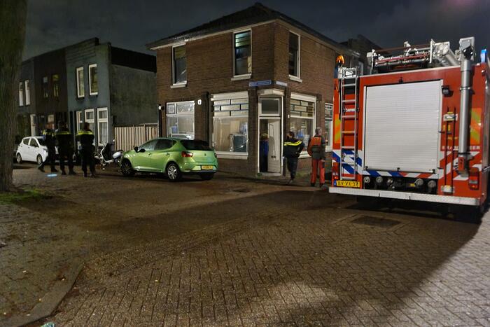 Onderzoek naar brandlucht in woning