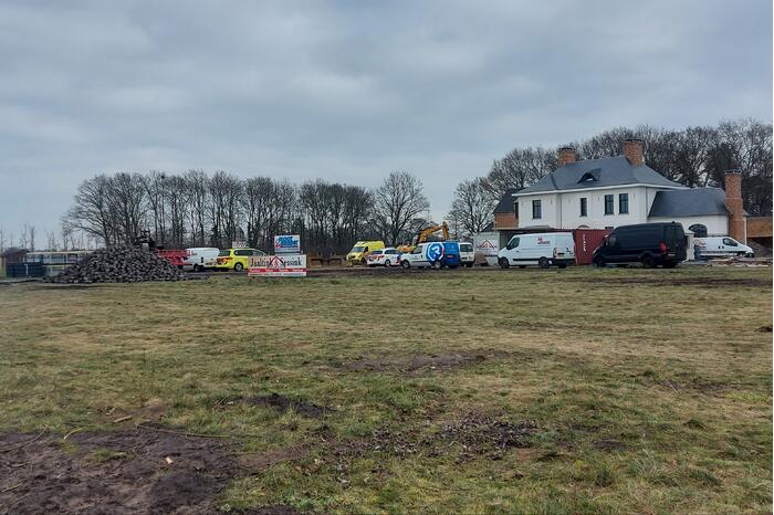 Traumahelikopter ingezet voor ongeval op bouwterrein