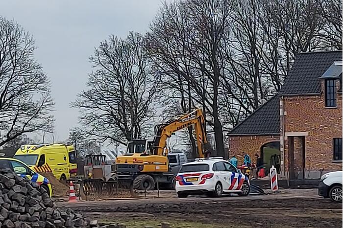 Traumahelikopter ingezet voor ongeval op bouwterrein