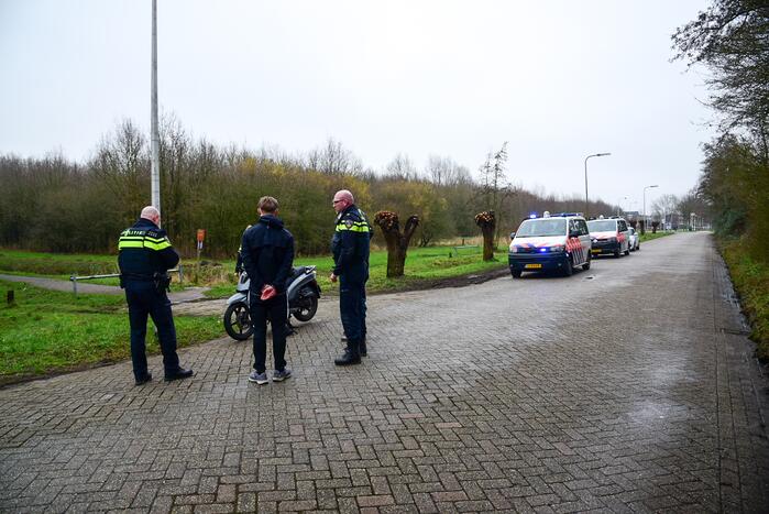 Hardloper aangereden door scooterrijder