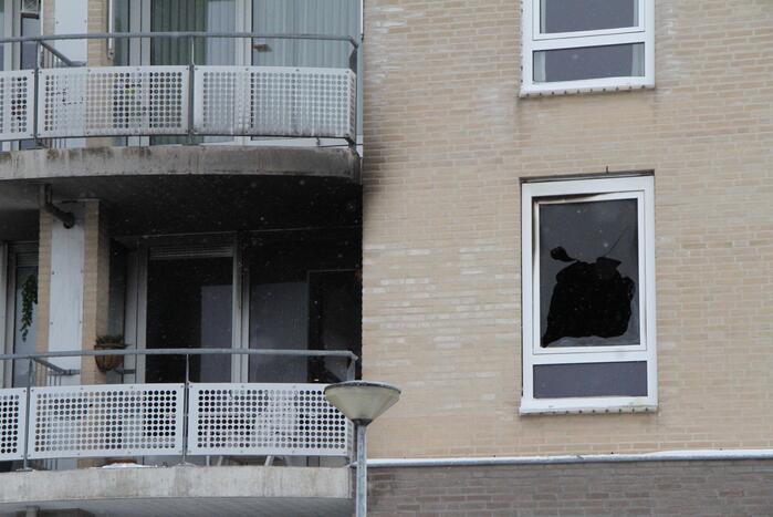 Vrouw overleden bij brand in appartement