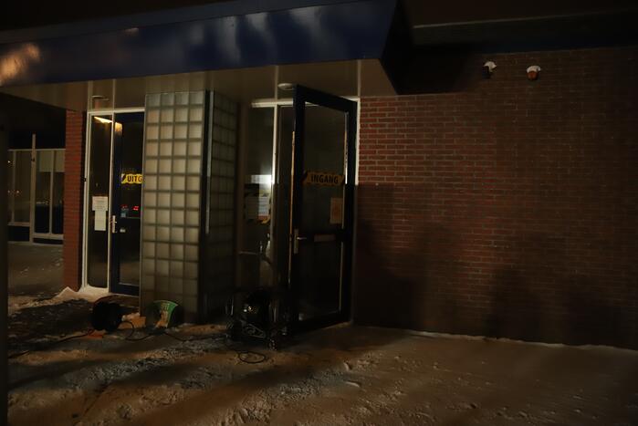 Brand in meterkast van gebouw