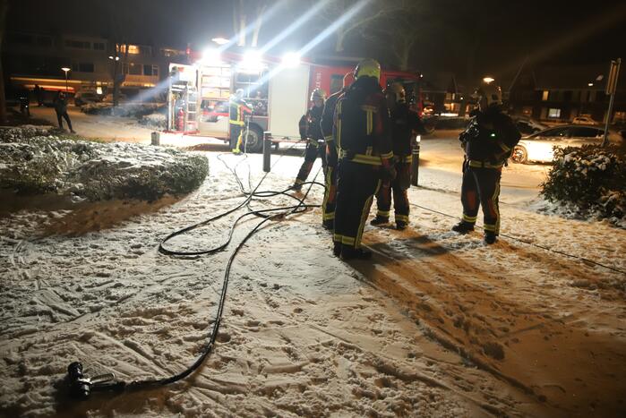 Brand in meterkast van gebouw
