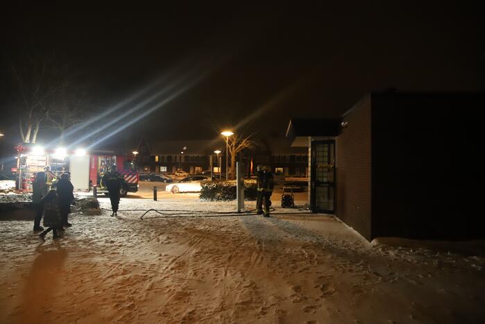 Brand in meterkast van gebouw