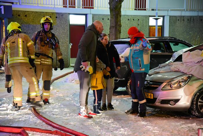 Flatwoning verwoest door uitslaande brand