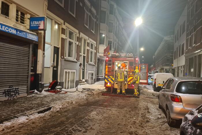 Gewonde bij brand in keuken