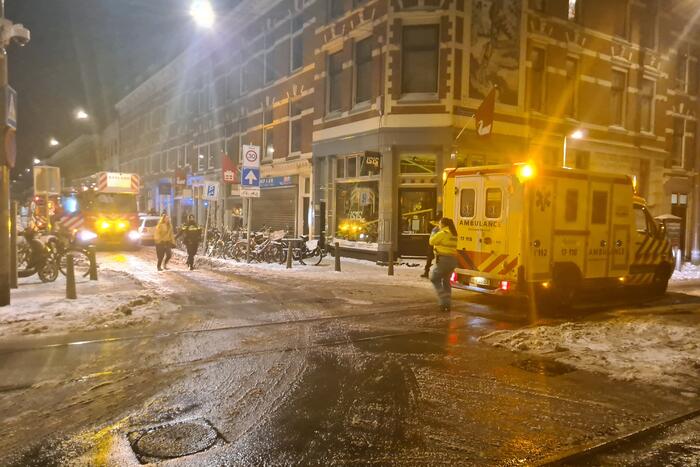 Gewonde bij brand in keuken