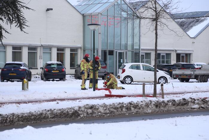 Gasfles bij Kuhn vliegt in brand