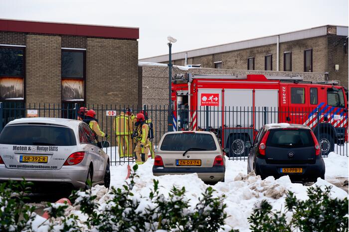 Gasfles bij Kuhn vliegt in brand