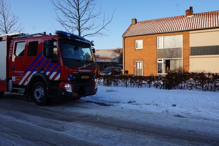 Onderzoek naar gaslucht bij woning