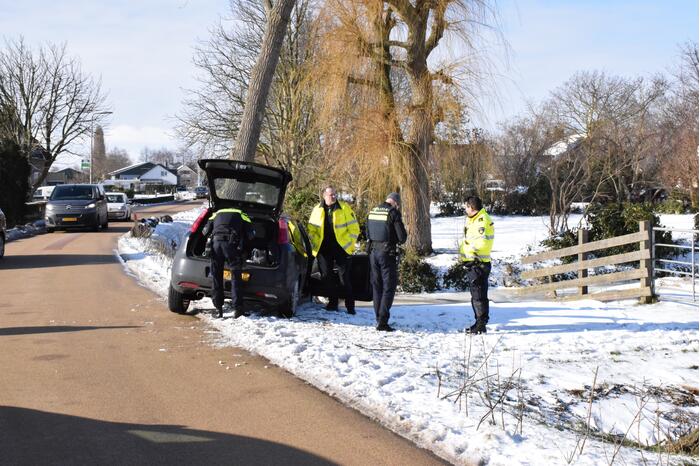 Dronken bestuurder personenauto aangehouden na ongeval