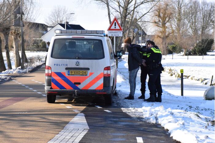 Dronken bestuurder personenauto aangehouden na ongeval