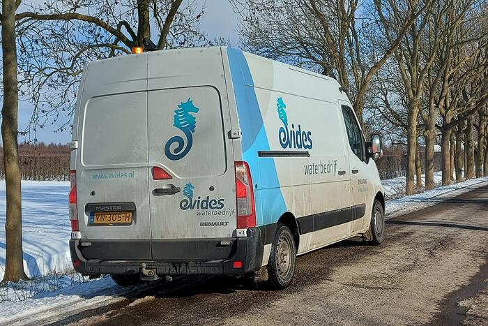 Waterballet na gesprongen leiding