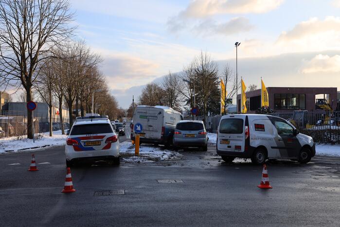 Botsen op kruising bedrijventerrein De Hoef