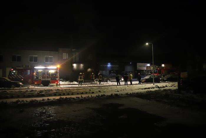 Persoon gewond bij brand in garage