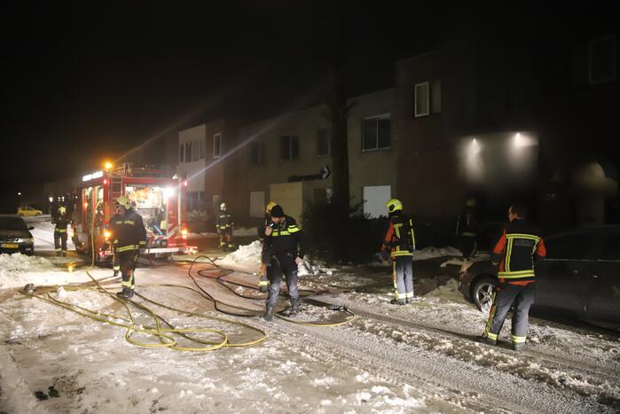 Persoon gewond bij brand in garage