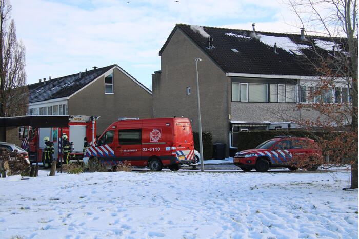 Onderzoek naar vreemde lucht bij woningen