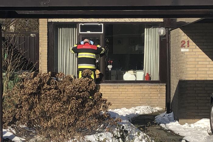 Onderzoek naar vreemde lucht bij woningen