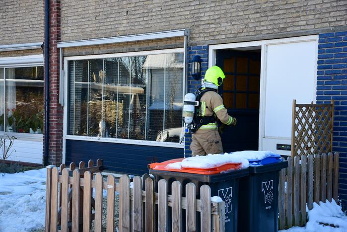 Woning vol rook door verstopte schoorsteen