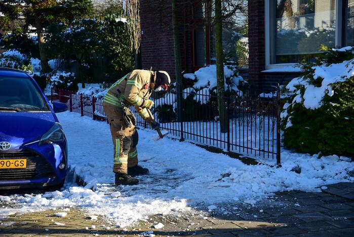 Woning vol rook door verstopte schoorsteen