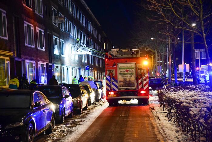 Uitslaande brand in woning
