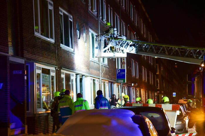 Uitslaande brand in woning