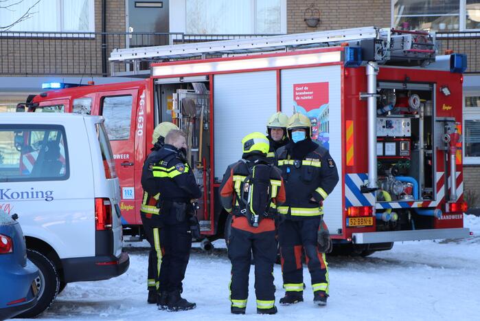 Onderzoek naar brand in flatwoning