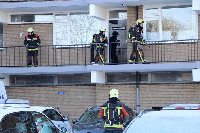 Onderzoek naar brand in flatwoning