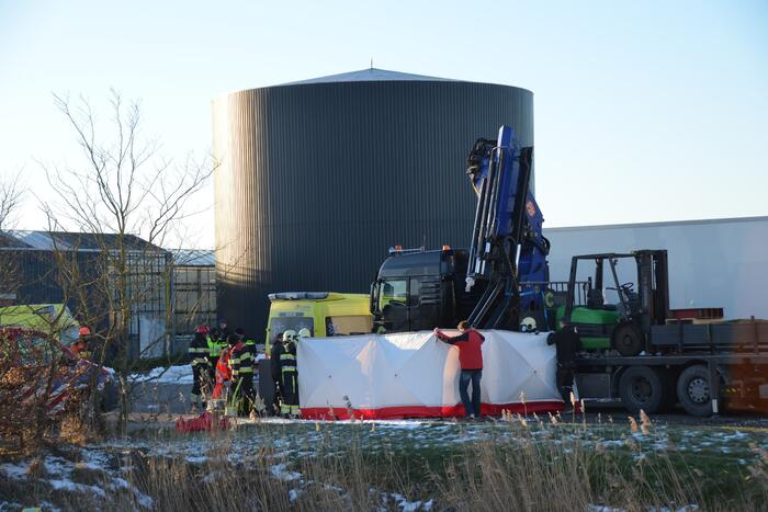 Ernstig ongeval bij laden en lossen