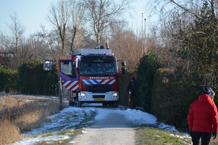 Gewonde met helikopter van ijs gered