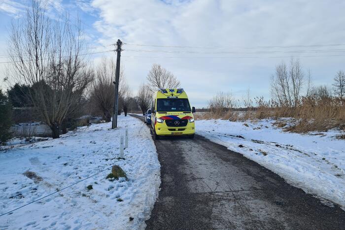 Persoon gewond na valpartij op ijs