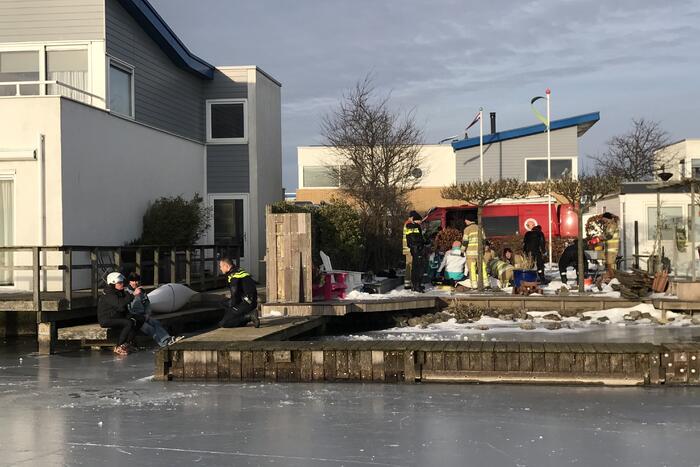 Persoon gewond door ongeval met ijszeiler