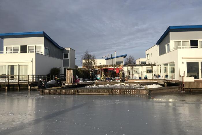 Persoon gewond door ongeval met ijszeiler