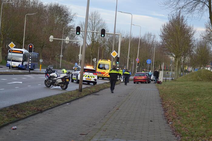 Persoon gewond bij aanrijding