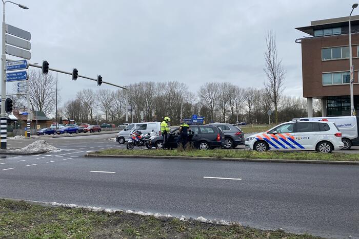 #Gouda Automobilist klemgereden door politie Goudse Poort Gouda.