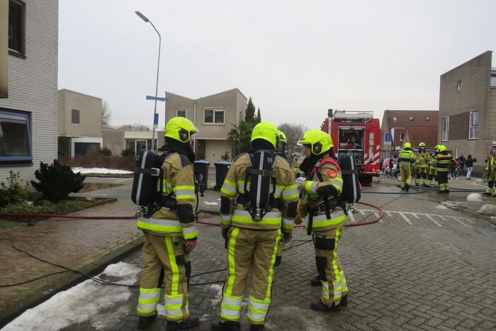 Veel schade bij uitslaande woningbrand