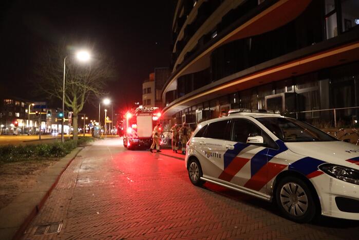 Vermoedelijke waterlekkage in appartementencomplex