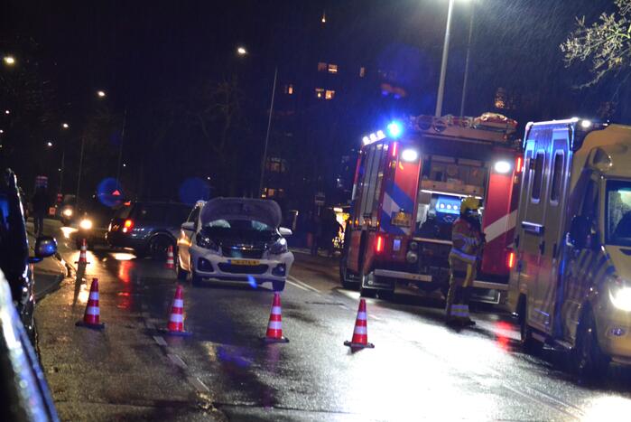 Gewonde bij ongeval met twee voertuigen