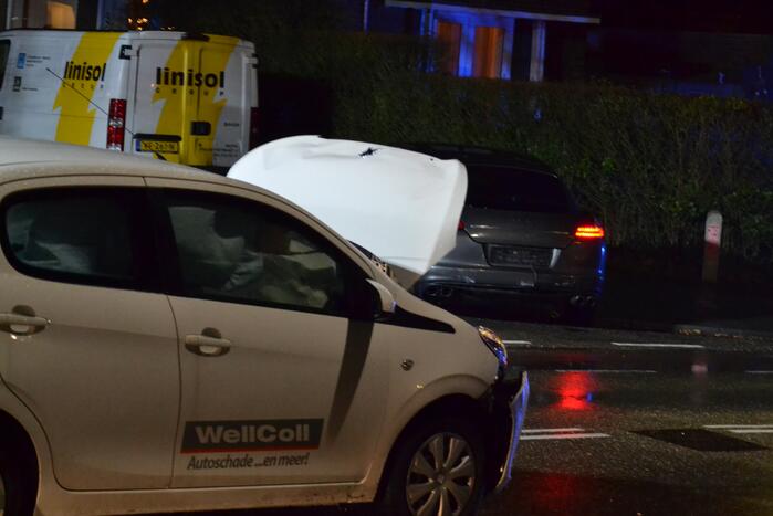 Gewonde bij ongeval met twee voertuigen