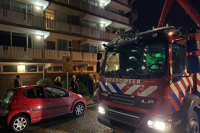 Keukenbrand veroorzaakt veel rook