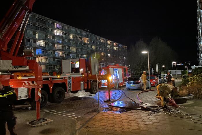 Keukenbrand veroorzaakt veel rook