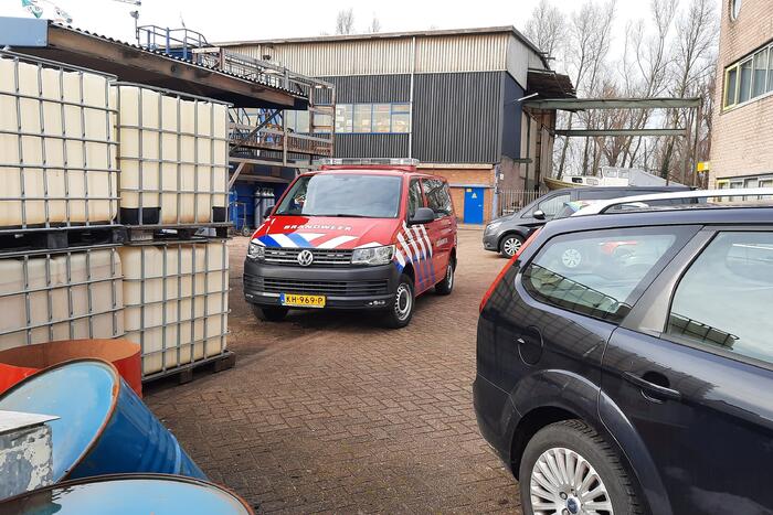 Brand in machinekamer van schip