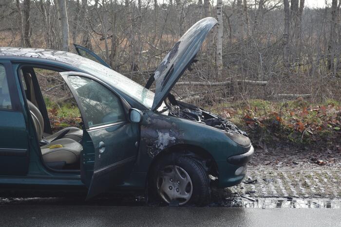 Auto door brand verwoest