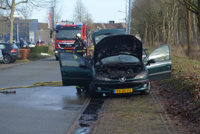 Auto door brand verwoest