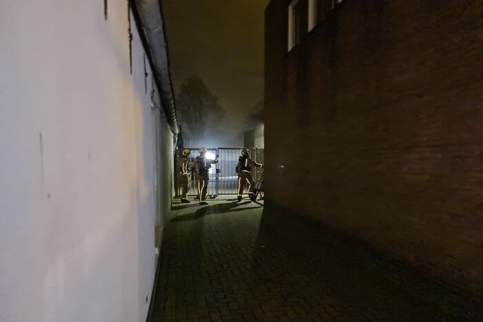 Veel rookontwikkeling bij brand in winkelpand