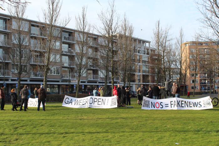 Demonstratie tegen coronamaatgelen