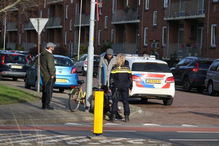 Fietser aangereden door auto