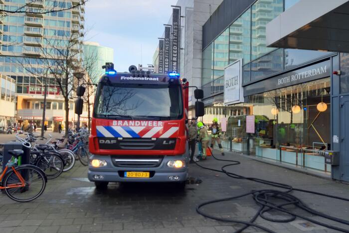 Persoon nagekeken na mogelijke brand